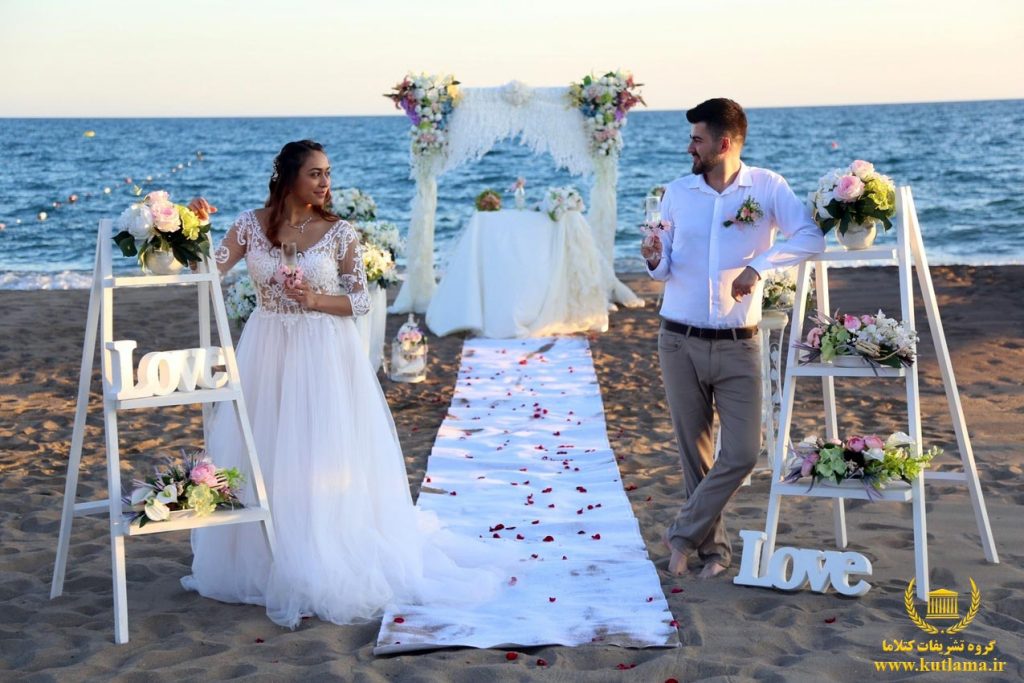 عروسی ساحلی ترکیه